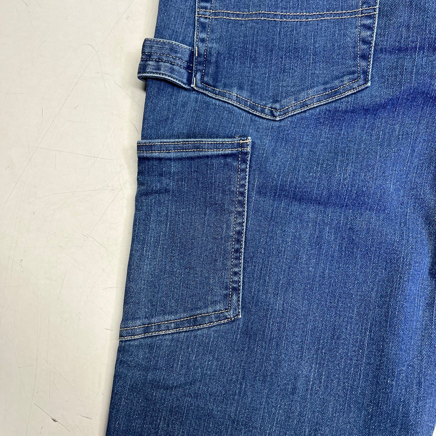 NOBLE OUTFITTERS Flex Denim Carpenter Jean Men's Sz 30x34 Stonewash 18457