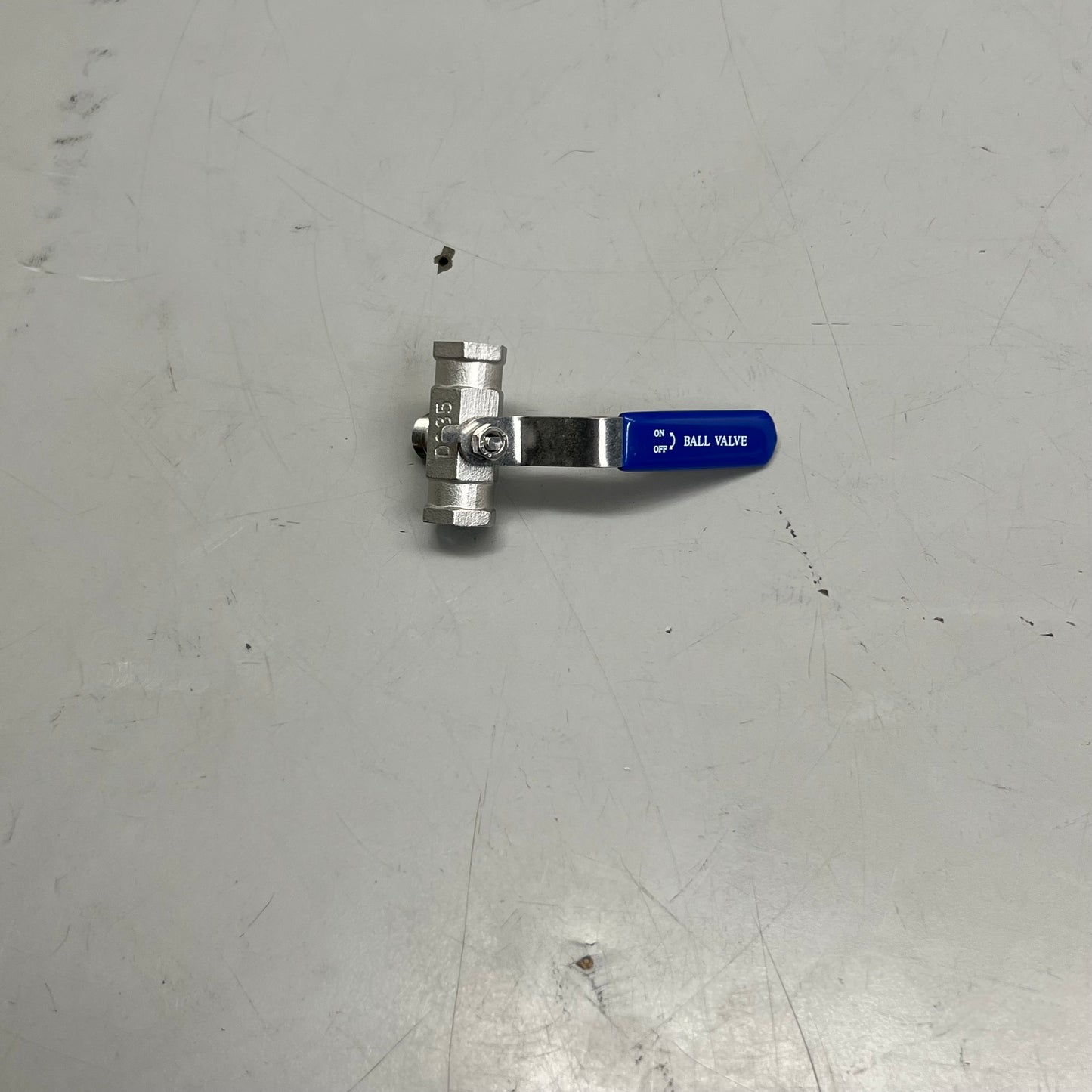 DERNORD (2 Pack) 3 Way Ball Valve Stainless Steel 304 1/4" Silver 7741