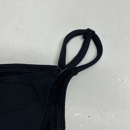 SKIMS String Bikini Bottoms Adjustable Sides Women's Sz XS Obsidian 11582W