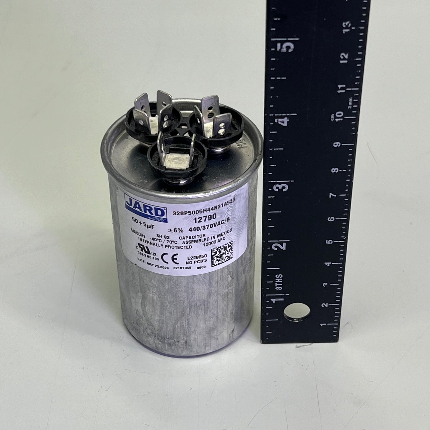 ZA@ MARS (2 PACK) Motor Run Capacitor 440/370 VAC Silver 12790