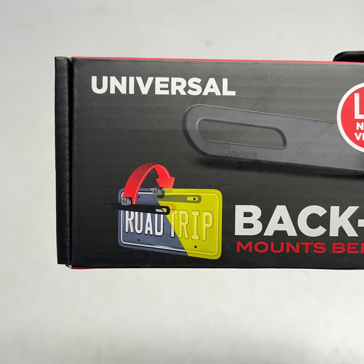 METRA Ibeam License Plate Back-up Camera W/ Night Vision & Parking Lines BBBPLTC