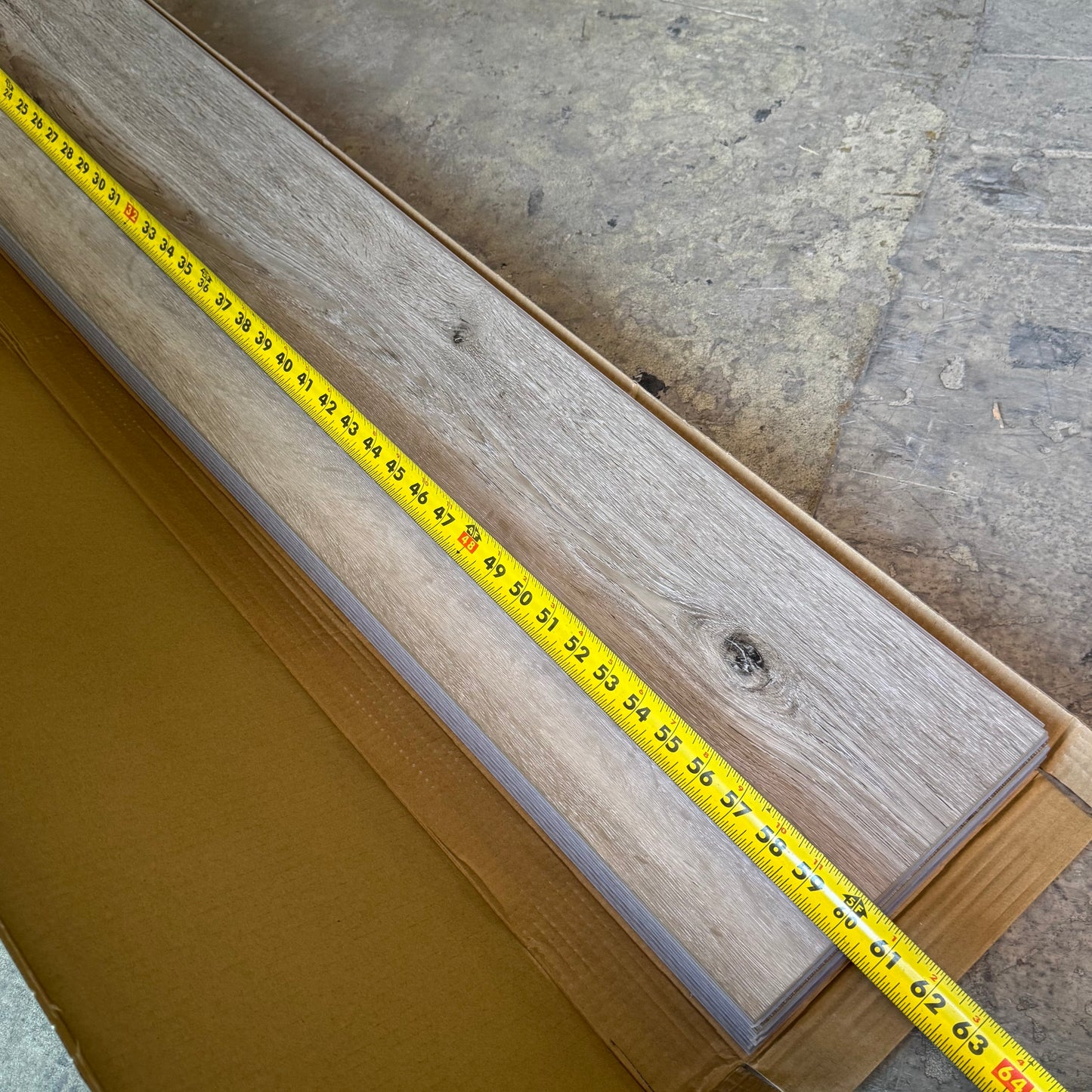 RIO GRANDE (6 Pieces) Luxury Vinyl Plank 9" x 60" Light Brown 1097568007960