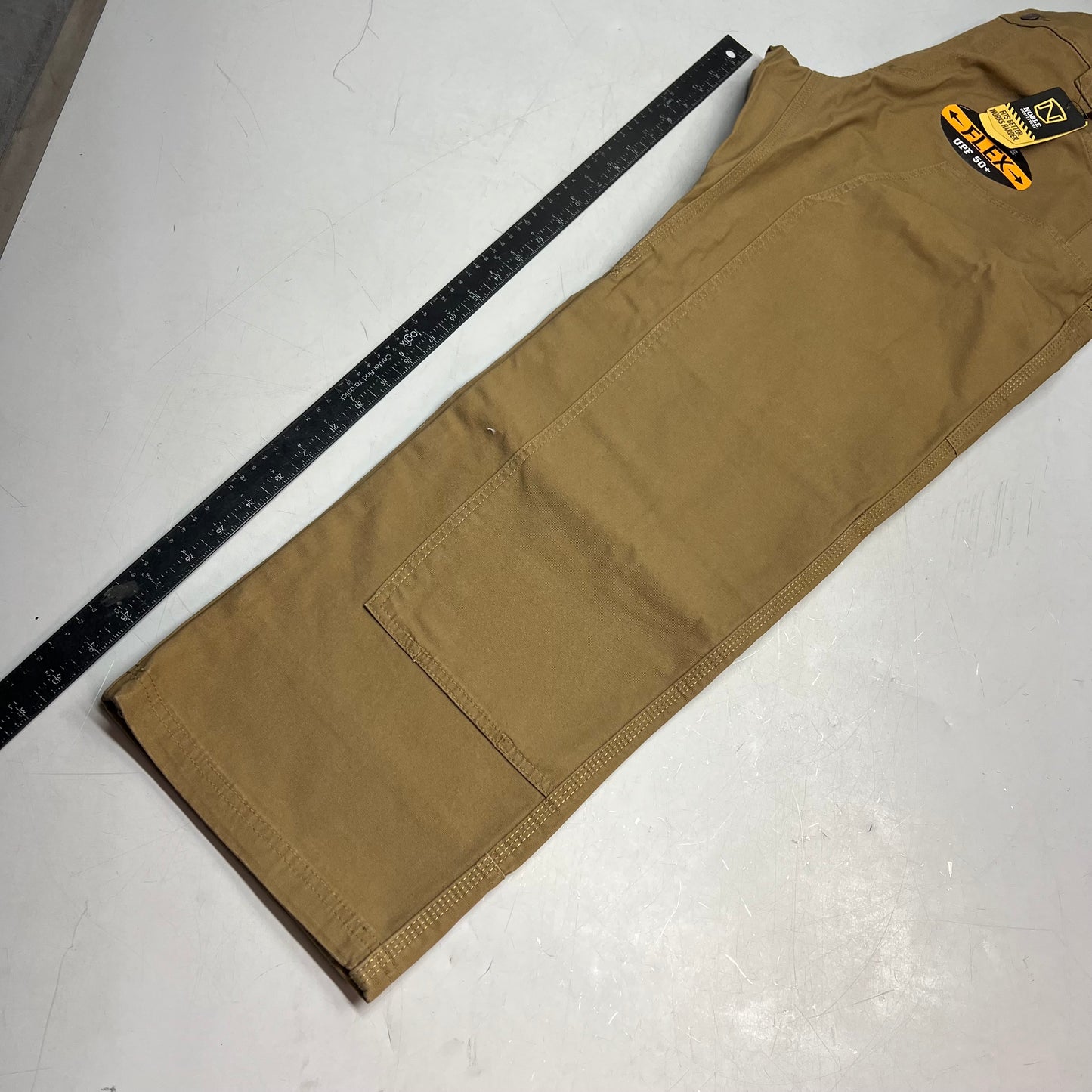 NOBLE OUTFITTERS Canvas Double Front Work Pant Men's Sz 38x30 Coyote 18452
