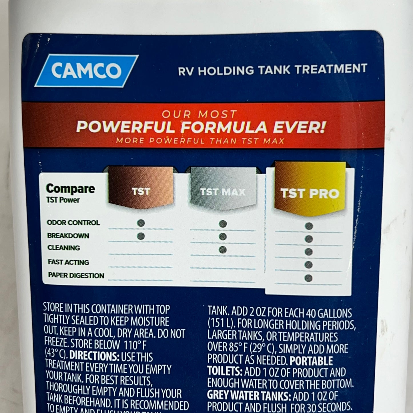 ZA@ CAMCO (2 PACK) Tst Pro Most Powerful Formula Ever Breakthrough Enzyme Formula  32 fl oz 899117