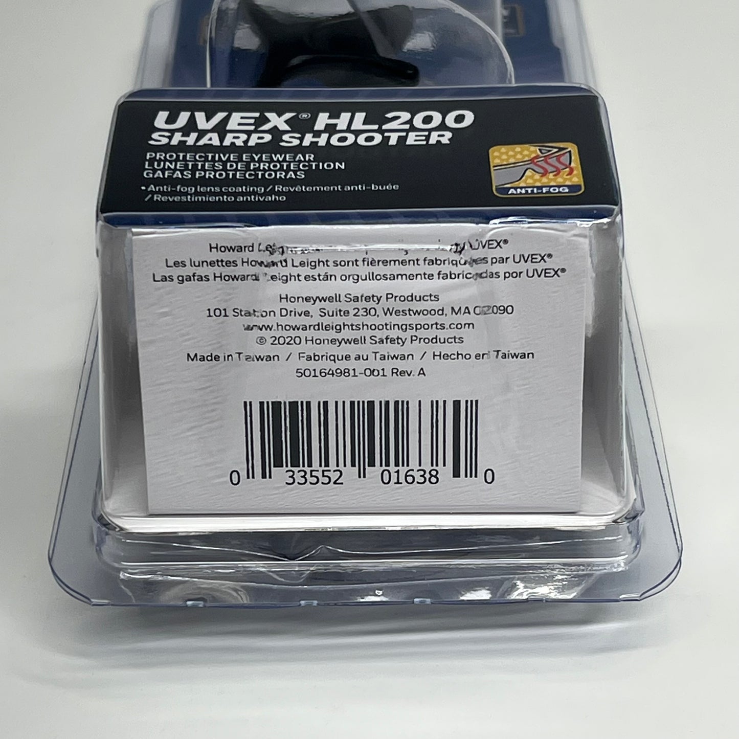 HONEYWELL (2 PACK) Uvex Sharp Shooter Protective Eyewear Youth Black HL200