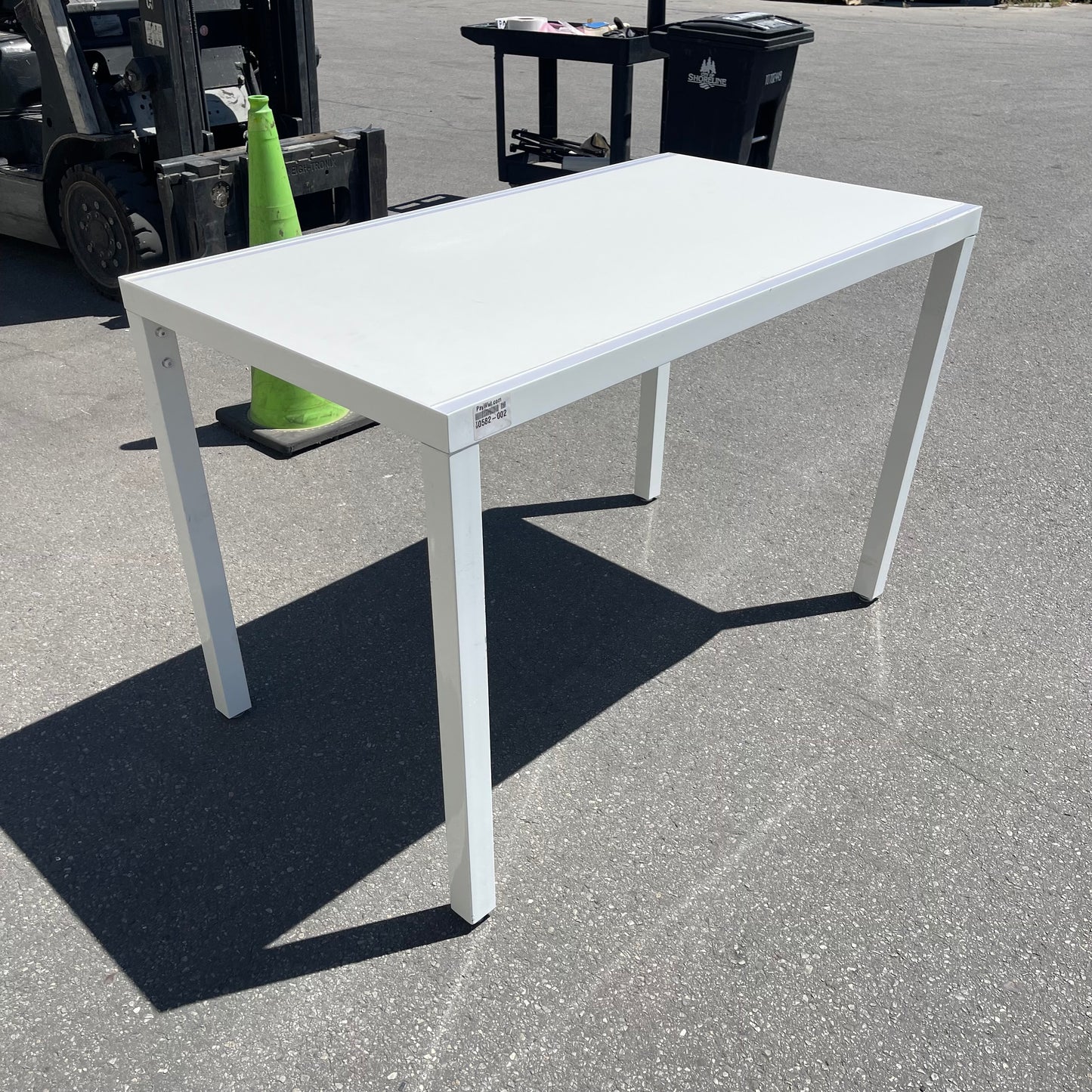 ZA@ CHANDLER Nesting Table White 54"x34"x30" WF3966 (AS-IS)