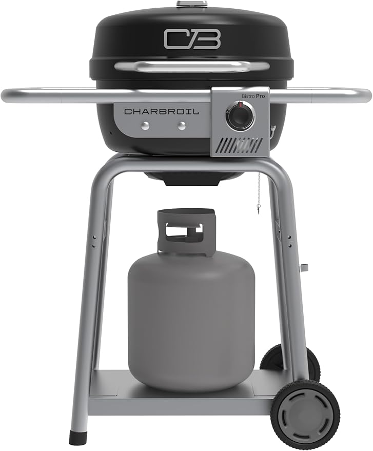 CHARBROIL Bistro Pro Gas Grill For Small Spaces And Patios 240 sq in Black 25302161