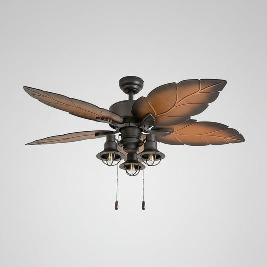 PROMINENCE HOME Ocean Crest Pull Chain Indoor/Outdoor Ceiling Fan 52" Bronze