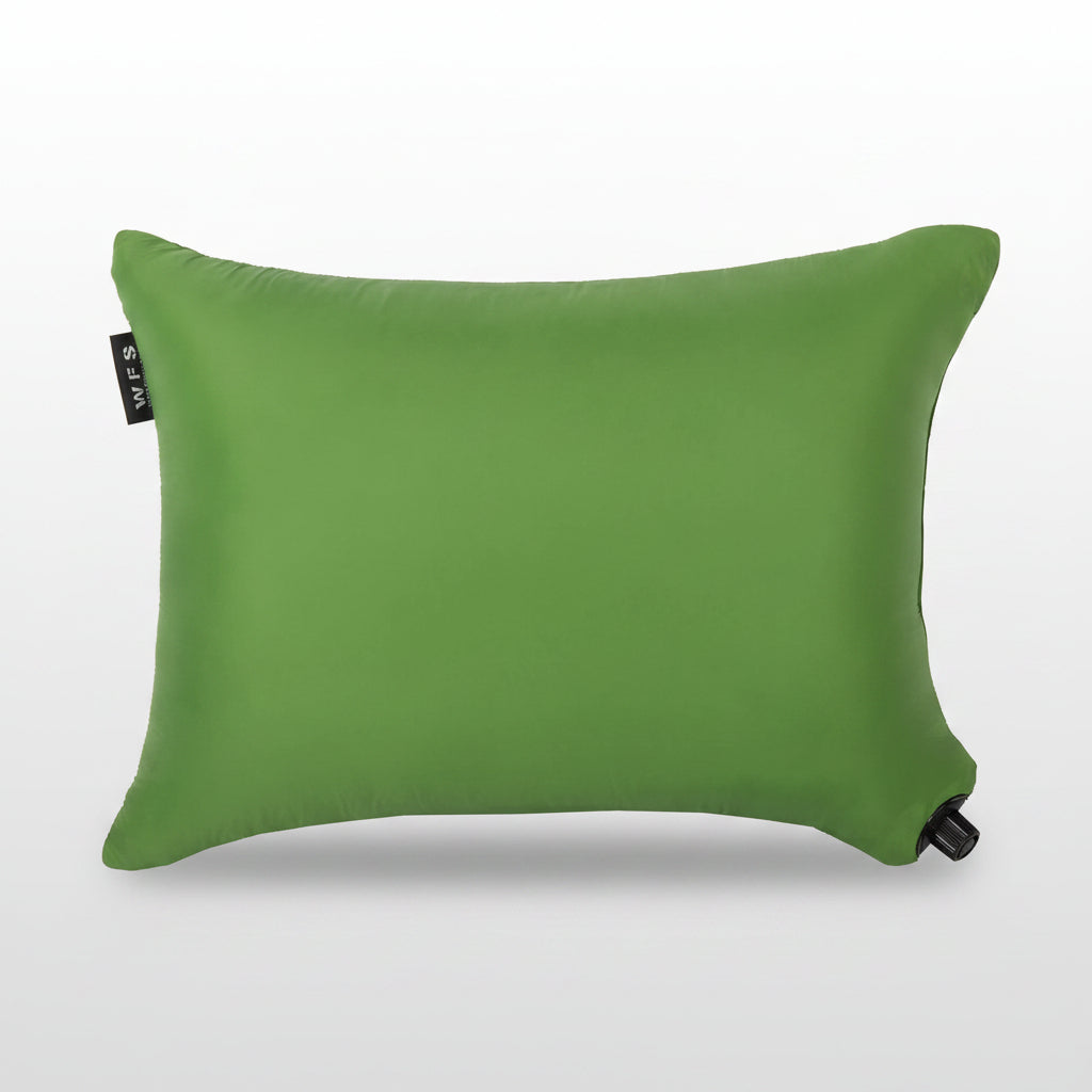 WFS Ultralight Air-core Travel Pillow Premium Macrofibre Padding Green 989PILLOW