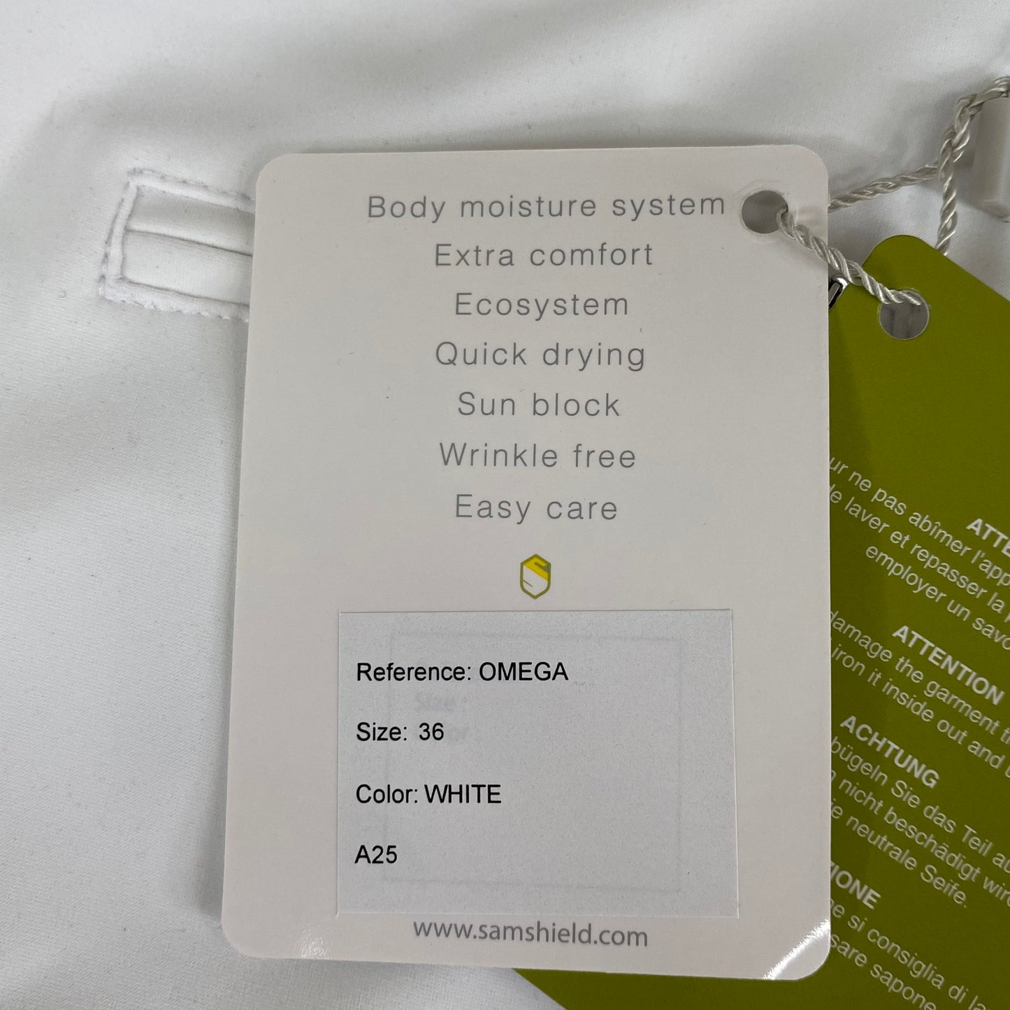 SAMSHIELD Omega Horse Riding Pants Women's Sz US 26, UK 8, FR 36 White (New Other)