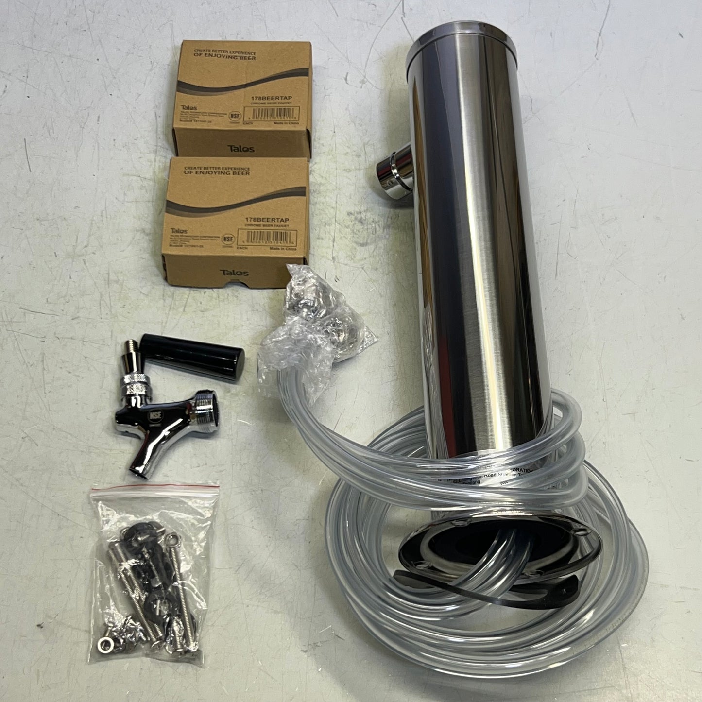 TALOS 3 Tap Beer Tower 3" Column 1042305-00