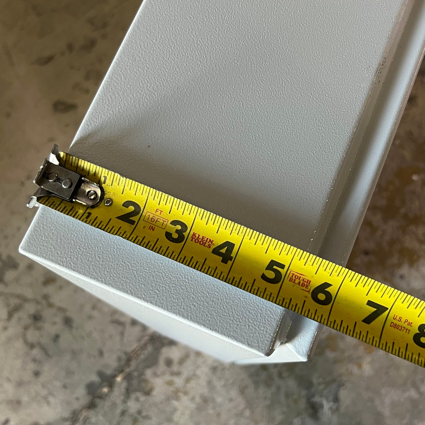 RITTAL Bus Enclosure Sz 12” L x 6” W x 31” H, White KX1613.000