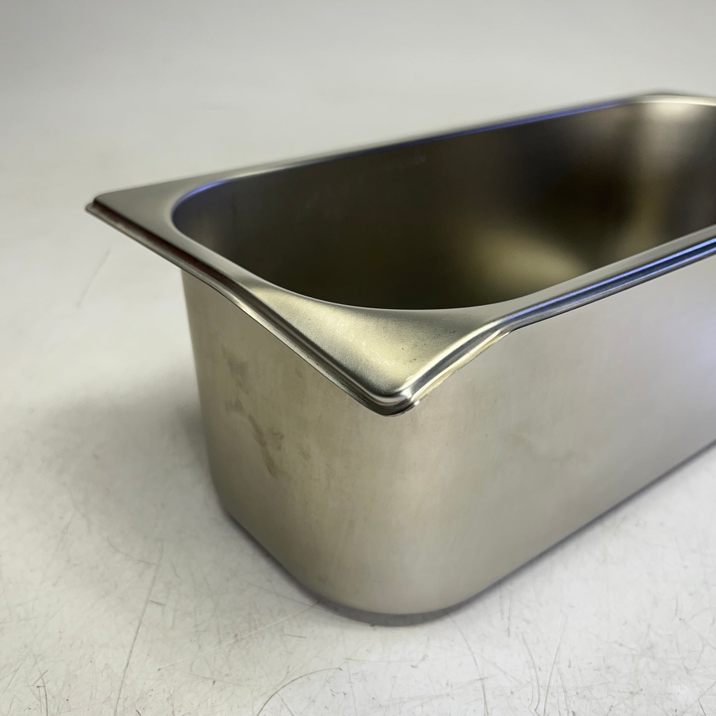 ZA@ CHOICE (9 PACK) 18/8 Stainless Steel Gelato Pan  5 Liter 22 Gauge Silver (As-is)