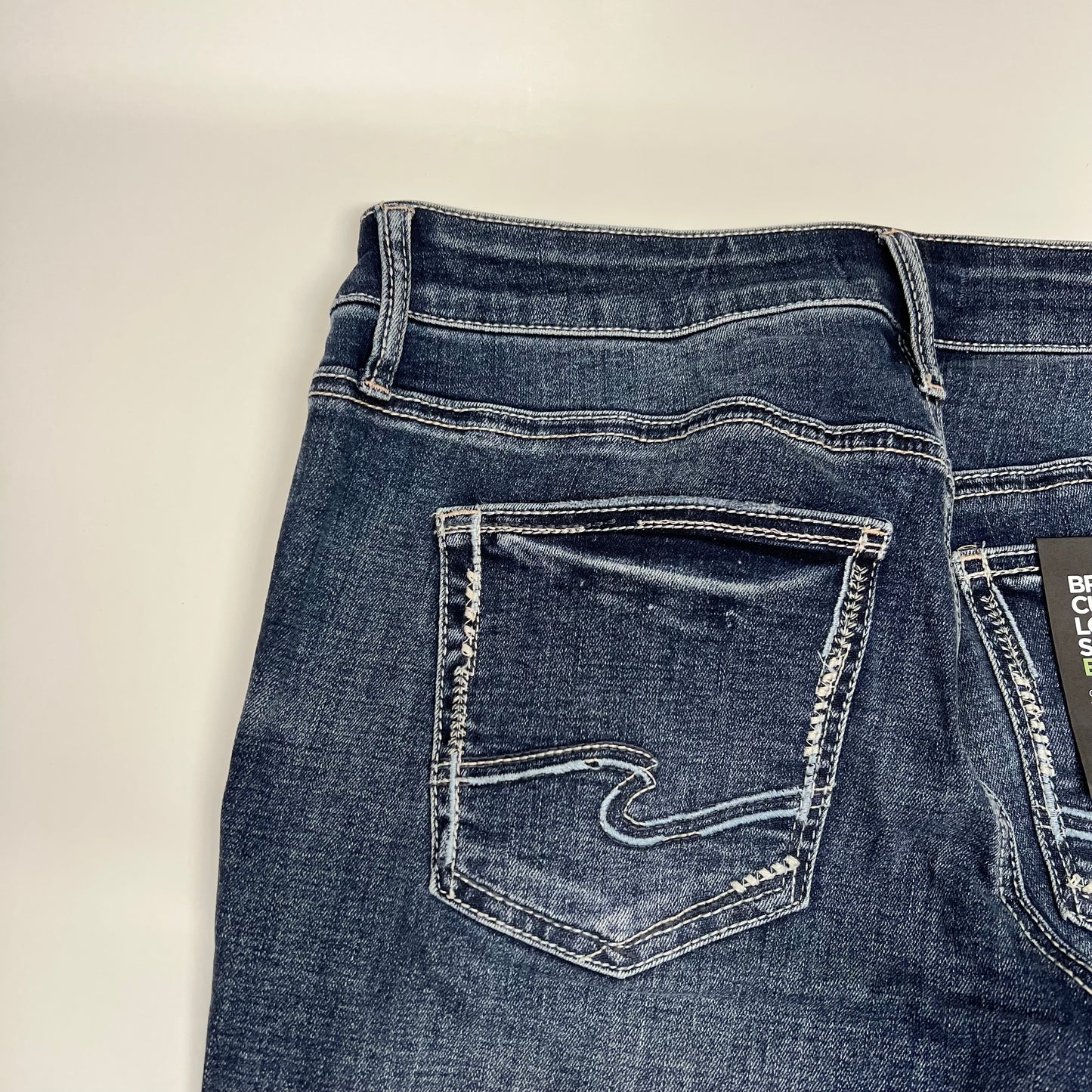SILVER JEANS CO Britt Curvy Fit Low Rise Skinny Leg Women's Sz 29/29 Indigo