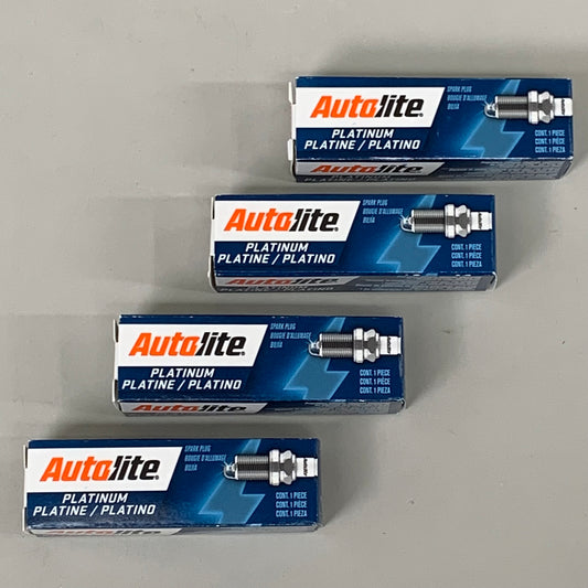 AUTOLITE (4 PACK) Platinum Spark Plugs Not Tapered Nickel 13/16" Hex SZ AP63