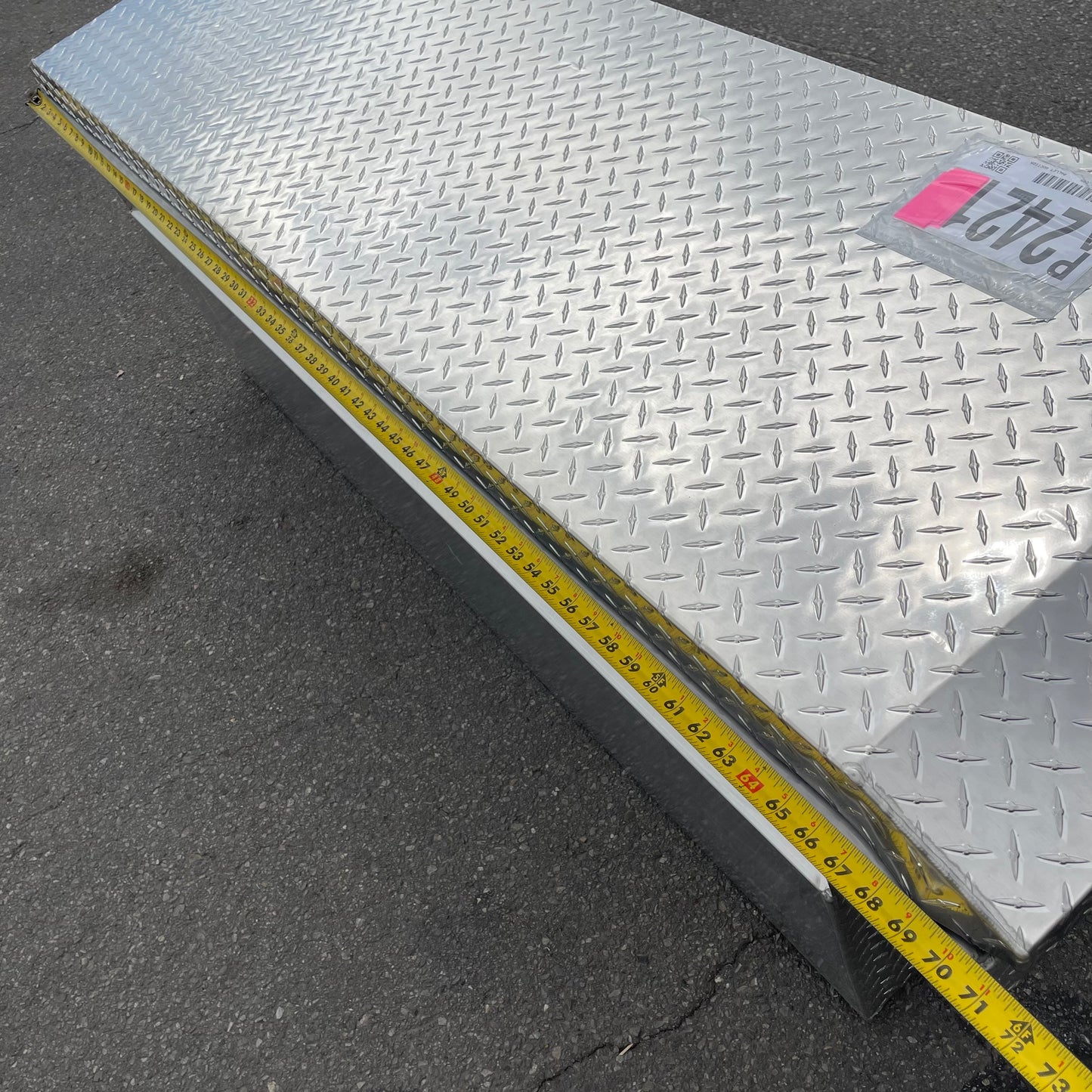 ZA@ WEATHER GUARD Saddle Box, 15 cubic ft, Aluminum 123-0-04