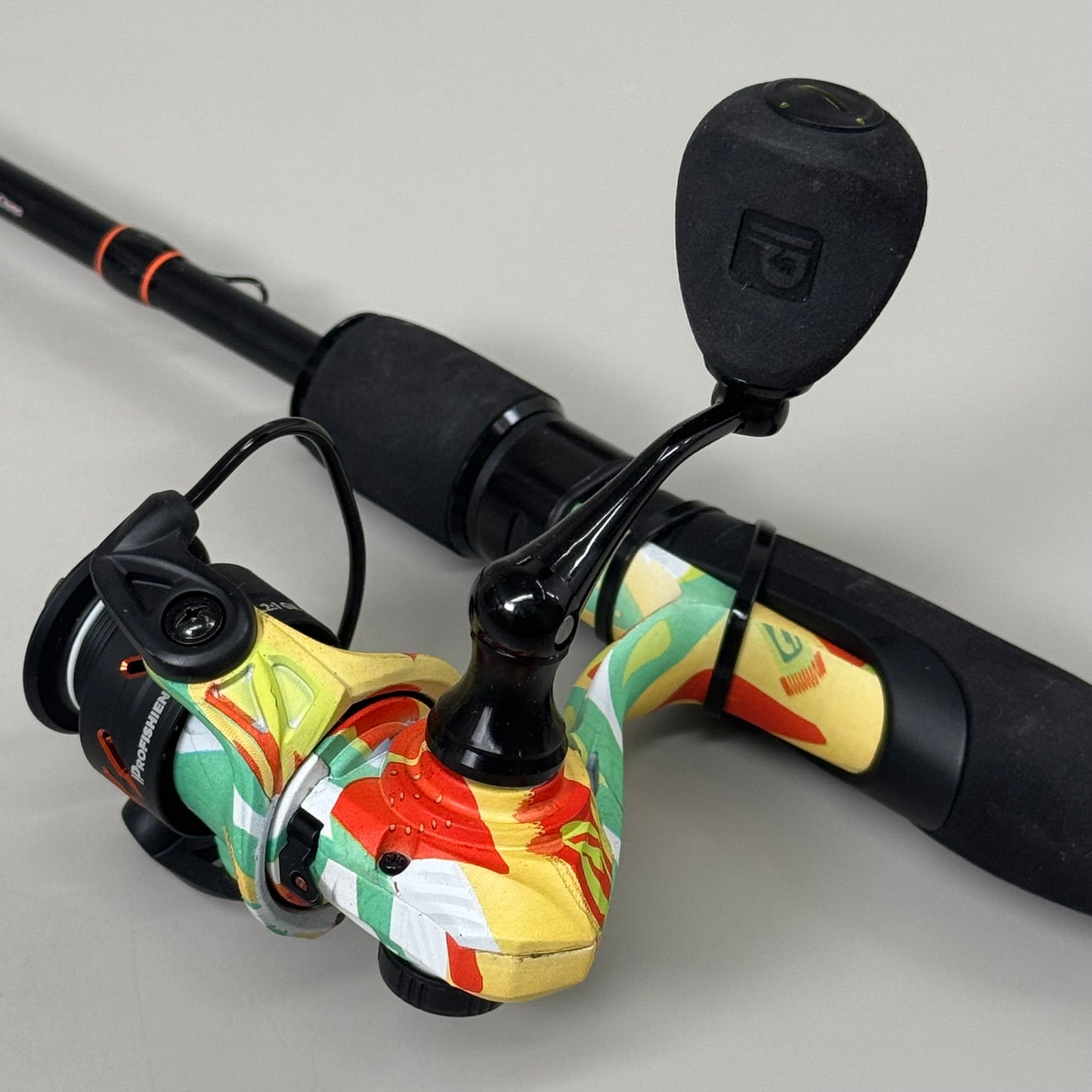 PROFISHIENCY Krazy Next Gen Spinning Combo 5ft 6" Orange KRZYNGBLK56SPIN