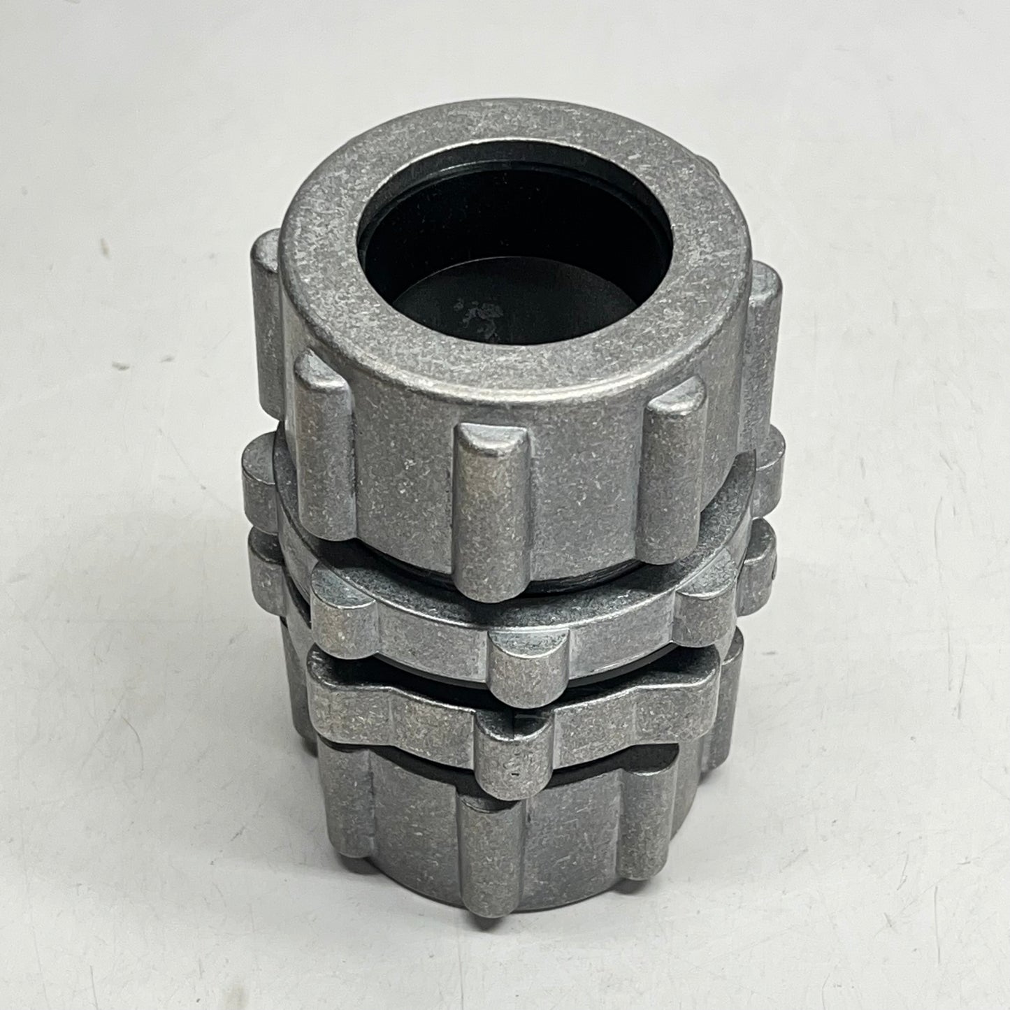 Quick Connect Fitting Dust Remover Pipe Connector Aluminum Alloy 3" Silver