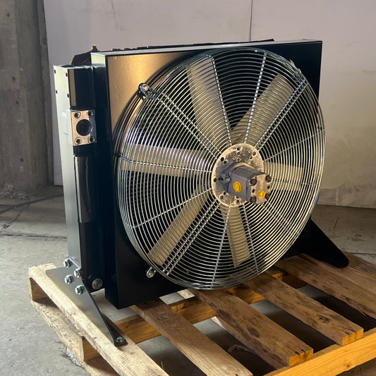 AKG Oil Cooler W/hydraulic Motor 377 Psi 37"L x 10"W x 34"H Black AUJC7 (New Other, Minor Cosmetic Damage)