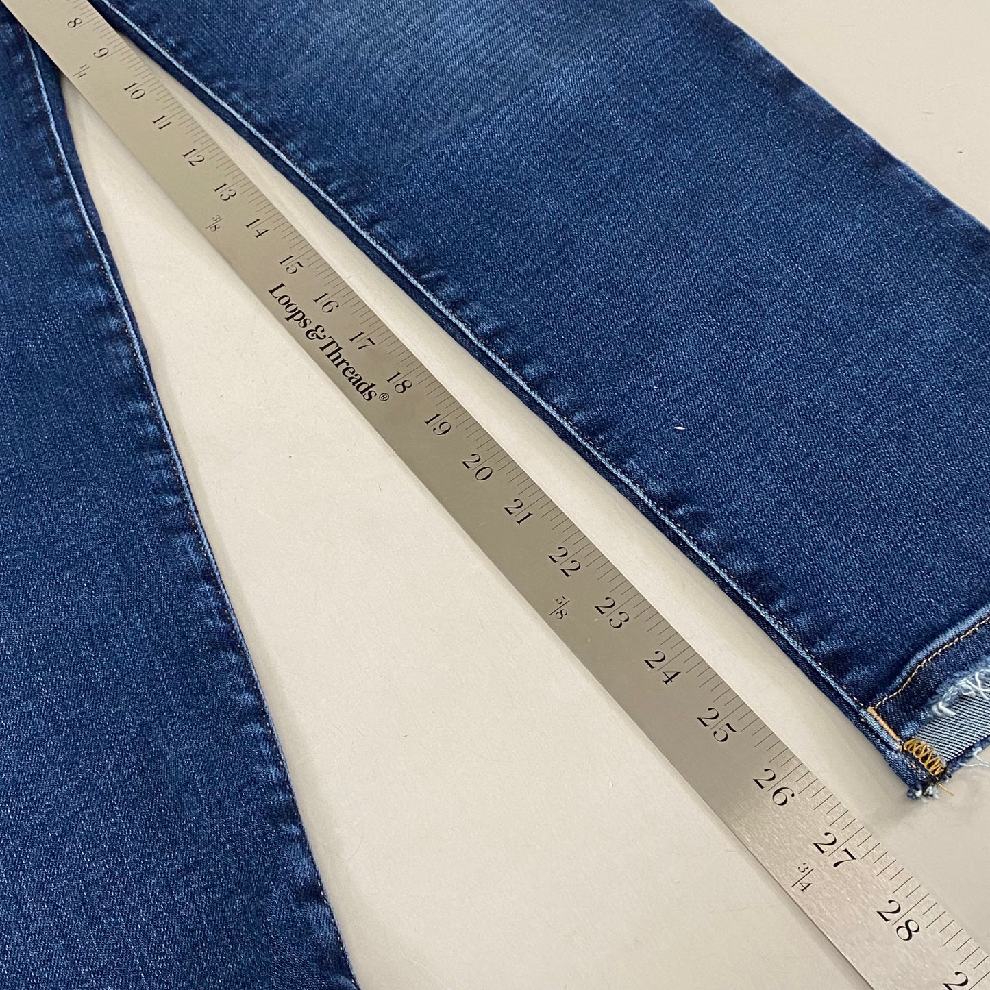 GOOD AMERICAN Good Classic Slim High Rise Jeans Women's Sz 10 Indigo511 GCLBSH960T