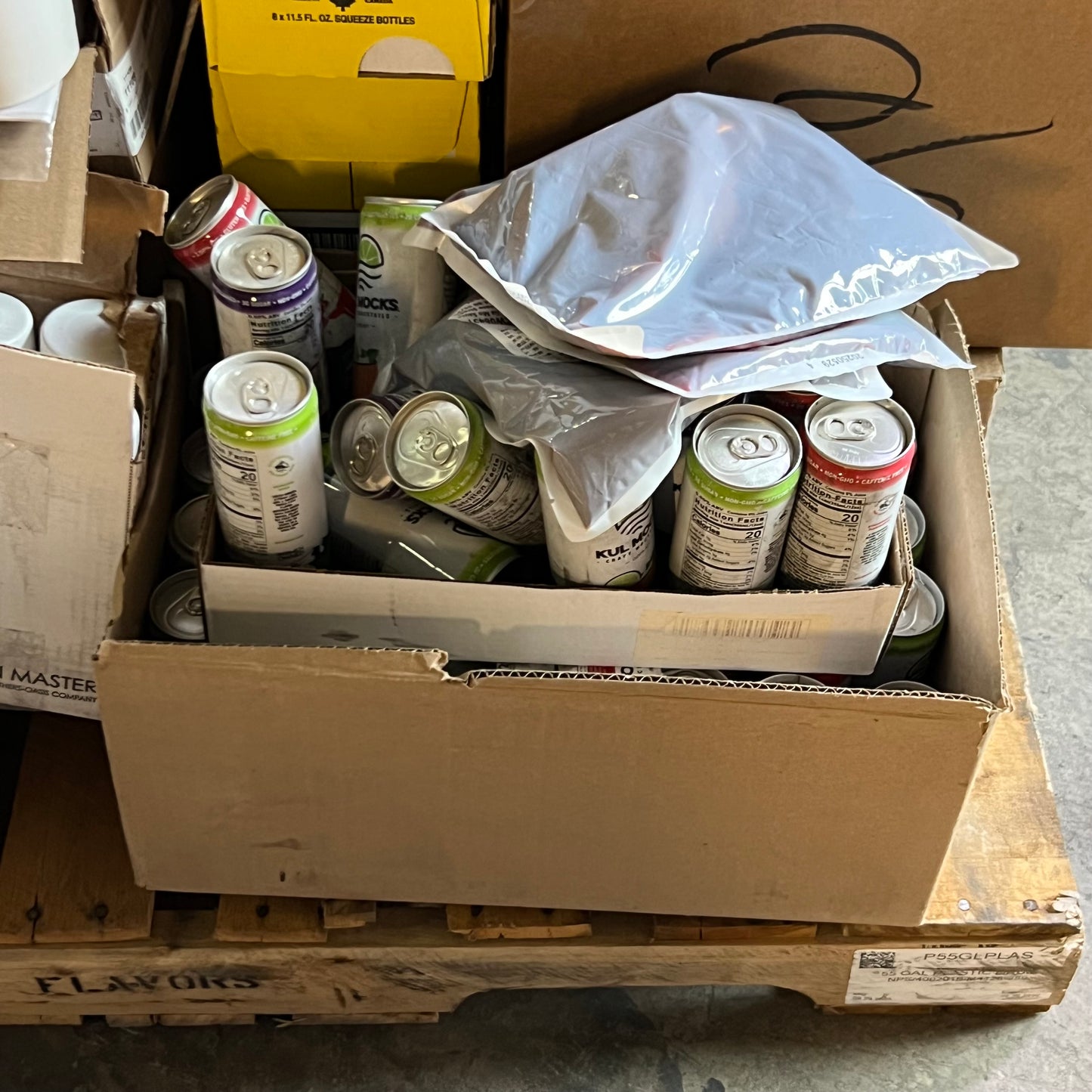 ZA@ Pallet of MIXED Chair, Food, Drink, Mayonnaise, Can, Foam, Etc... (AS-IS)