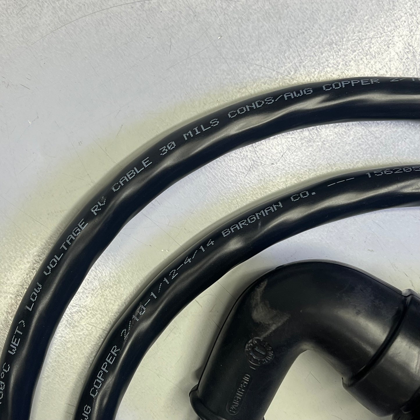 BARGMAN Wheel/Gooseneck 90 Degree Wiring Harness 7 Pole - 9ft  50-97-410