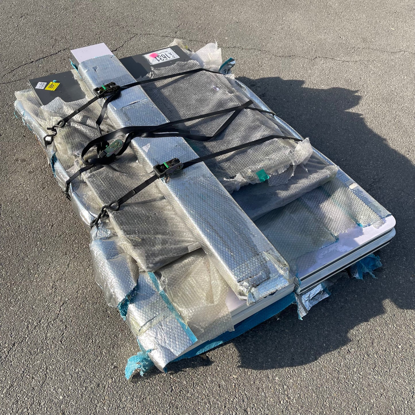 ZA@ Pallet of MIXED Disassembled Table Dark Grey (AS-IS)