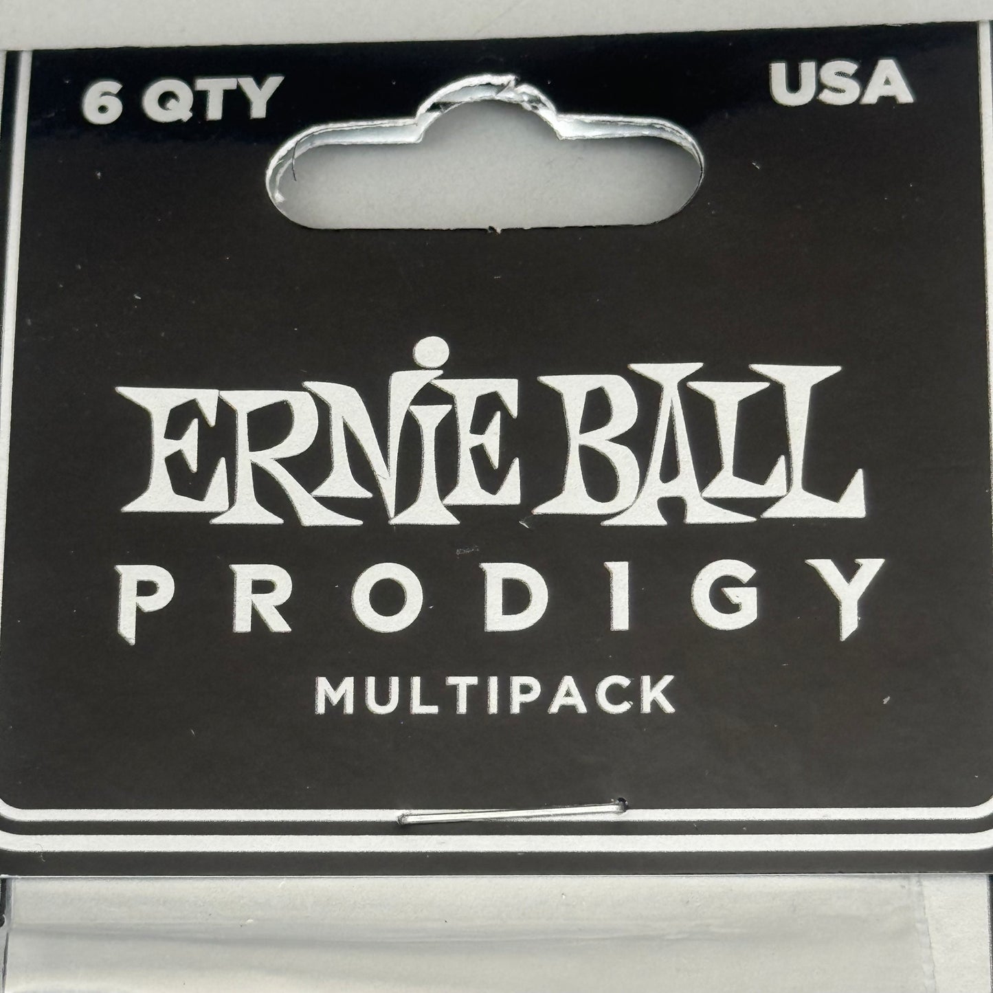 ERNIE BALL PRODIGY (10 Packs of 6) Delrin Black Guitar Picks 1.5 MM P09342