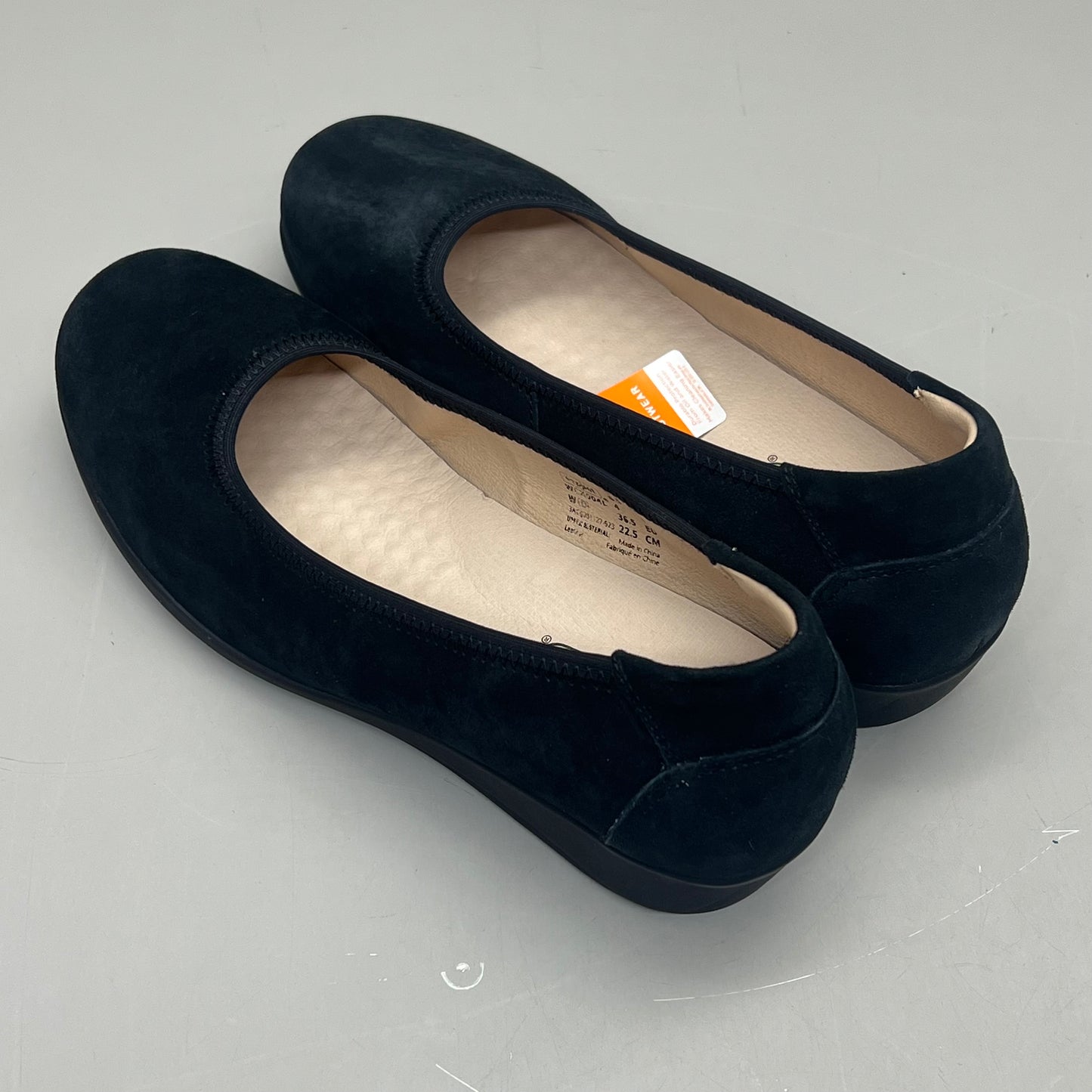 PROPET Yara Slip-On Cushioned Orthotic Comfort Womens Sz 6.5 Black Suede WCX004L