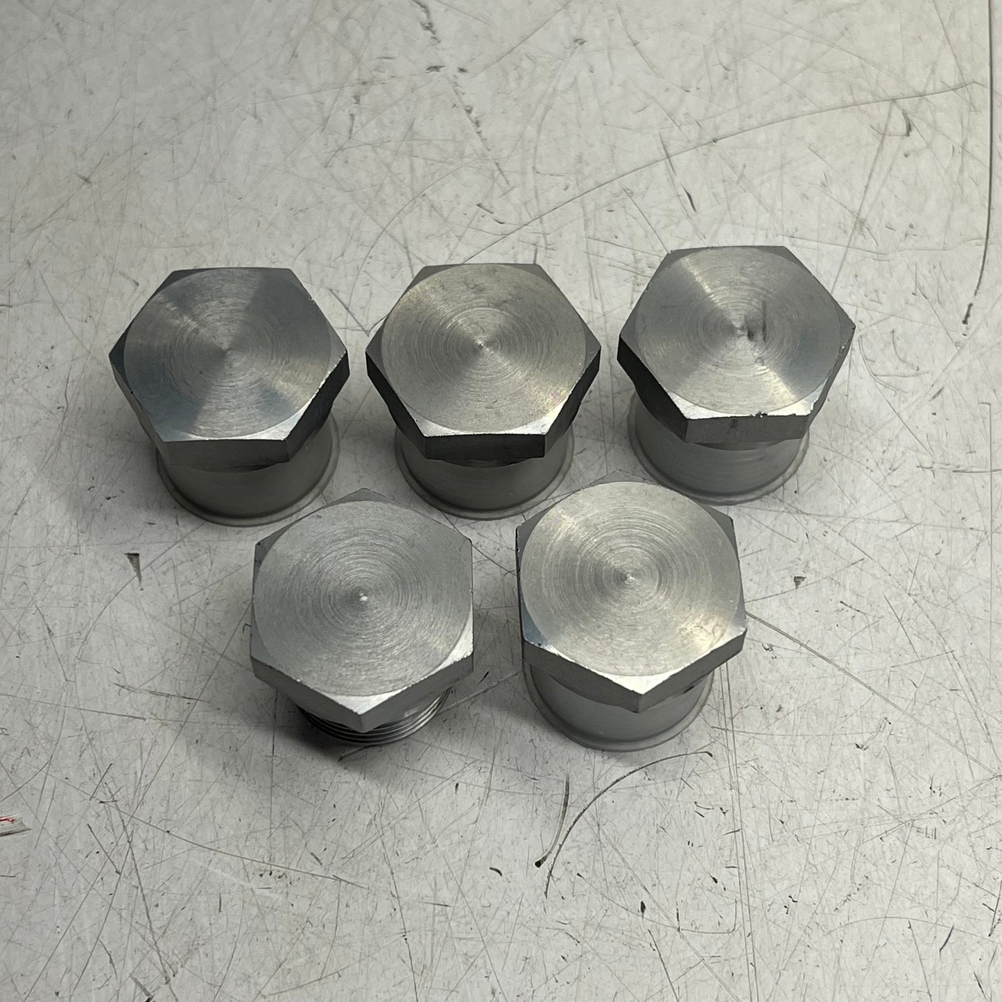 PARKER (5 PACK) Compression Tube Plug 3/4-14 Silver PT-00308