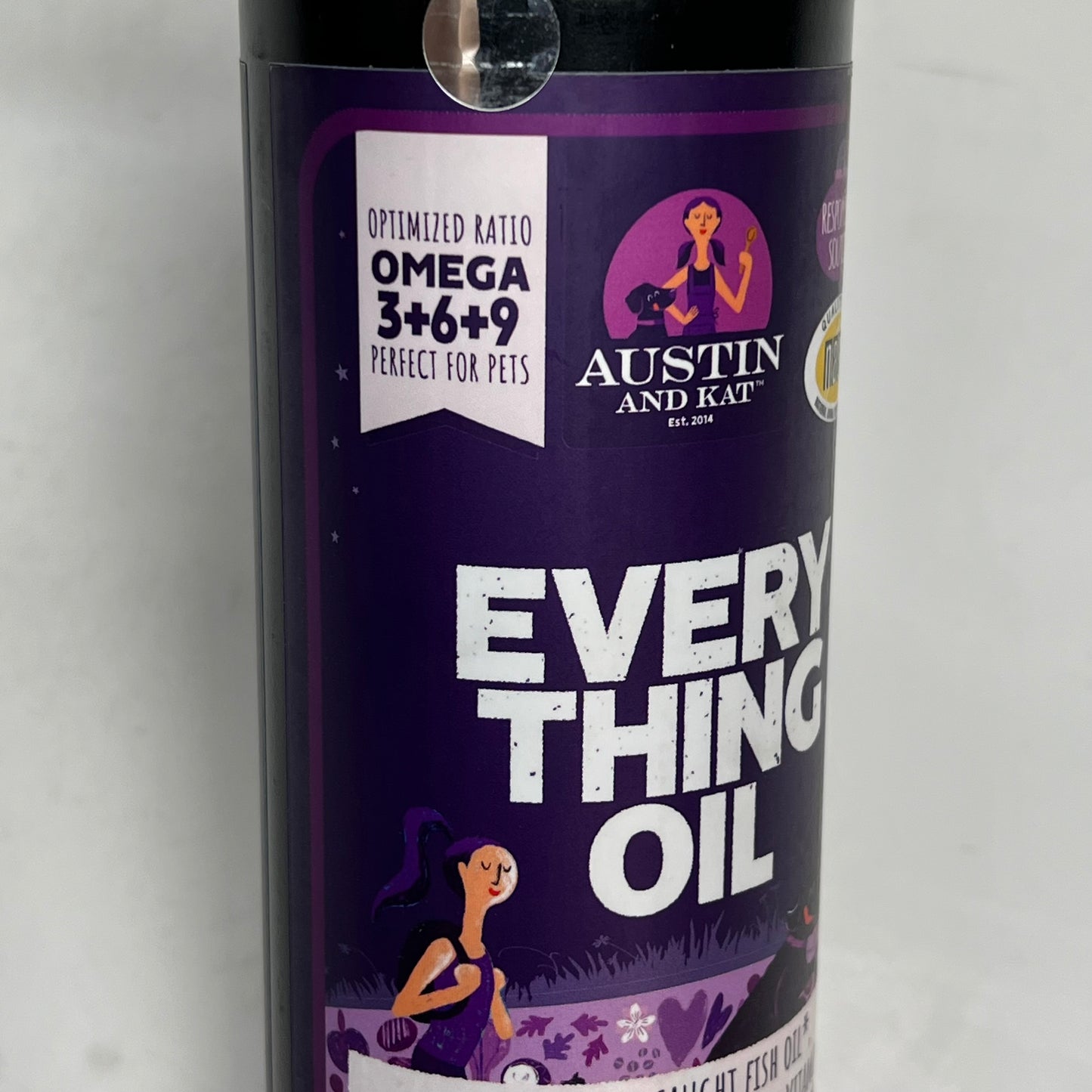 AUSTIN & KAT Austin Everything Oil Omega Fish Oil Liquid Skin & Coat BB 11/27