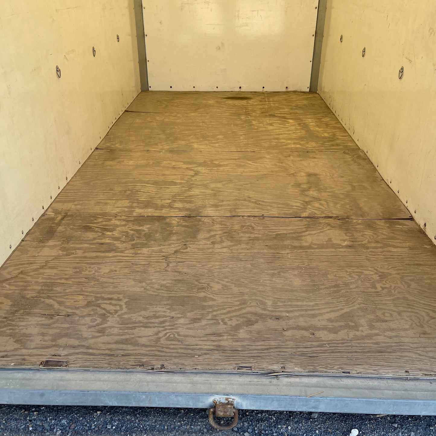 Z@ HUGE 16’ Portable Storage Container/Unit/Pod Steel/Fiberglass 16'x 8'x 8' Grey (AS-IS) POD#04