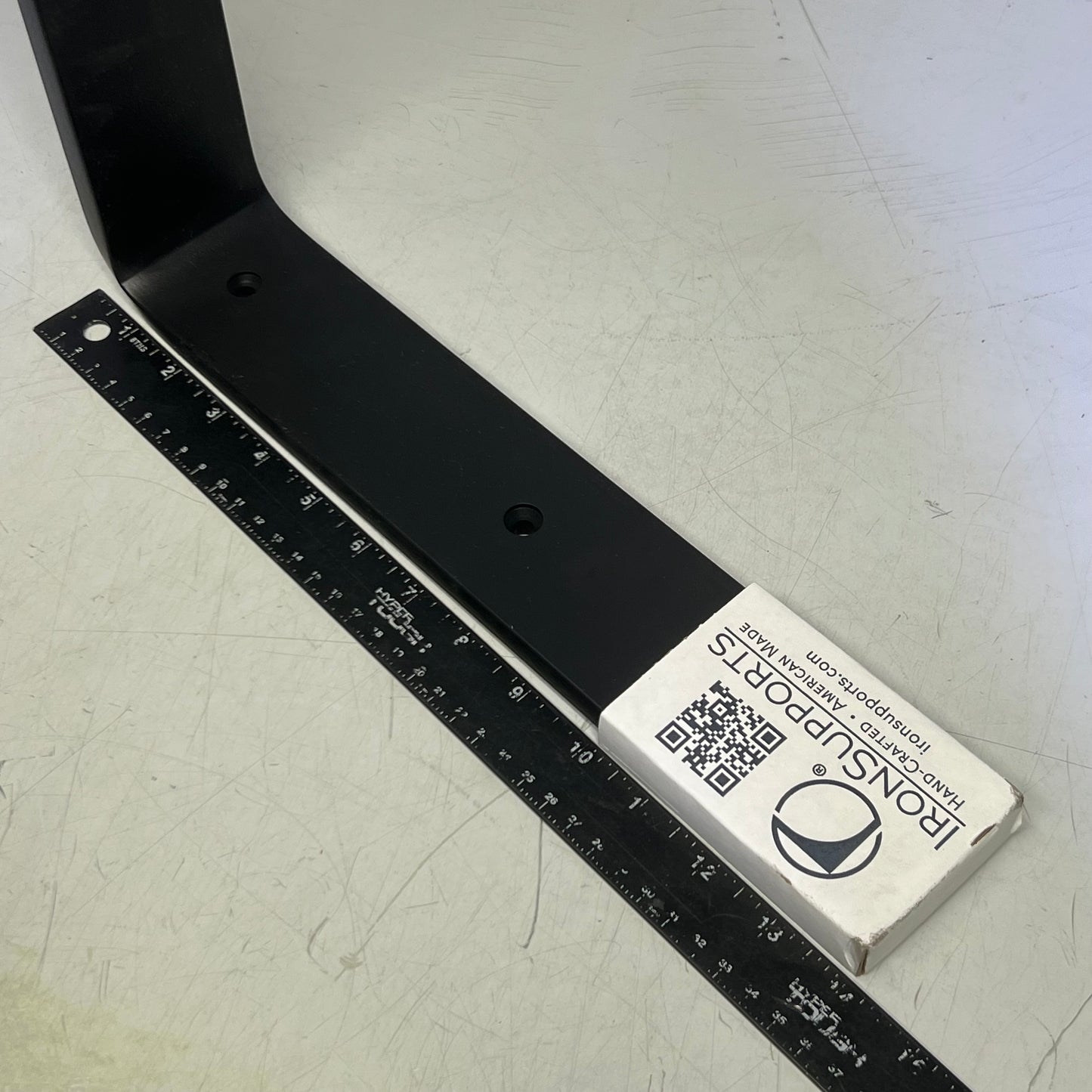 IRONSUPPORTS Standard Front Mount Countertop L Bracket Sz 14" x 20"