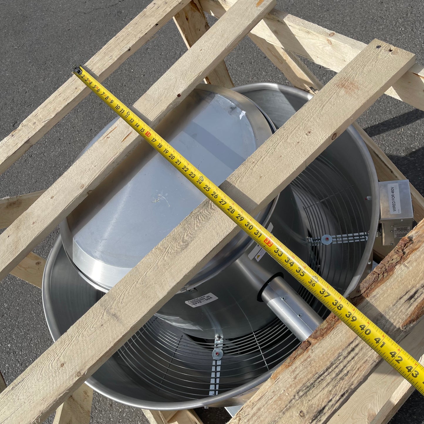 Z@ CANARM HVAC Belt Drive Upblast Exhauster ~140 lbs ALUMINUM ALX180UBT30100M