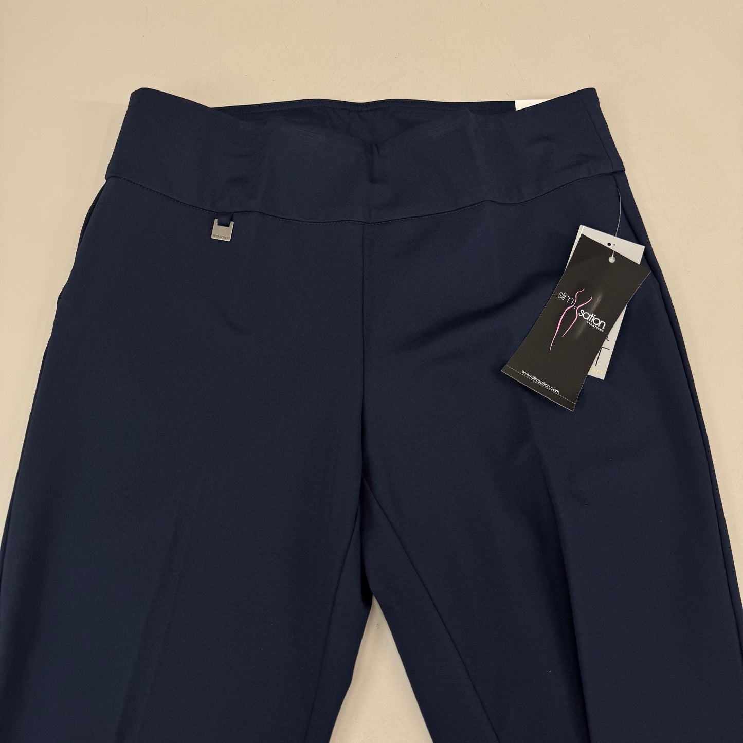 MULTIPLES Ankle Pants Petite Women's Sz 10 Midnight M48716PM