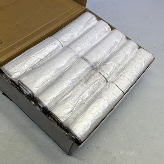 ZA@ INTERPLAST GROUP (1000 PACK) Trash Bags 6 Microns 24"x24" Natural/Clear EC242406N