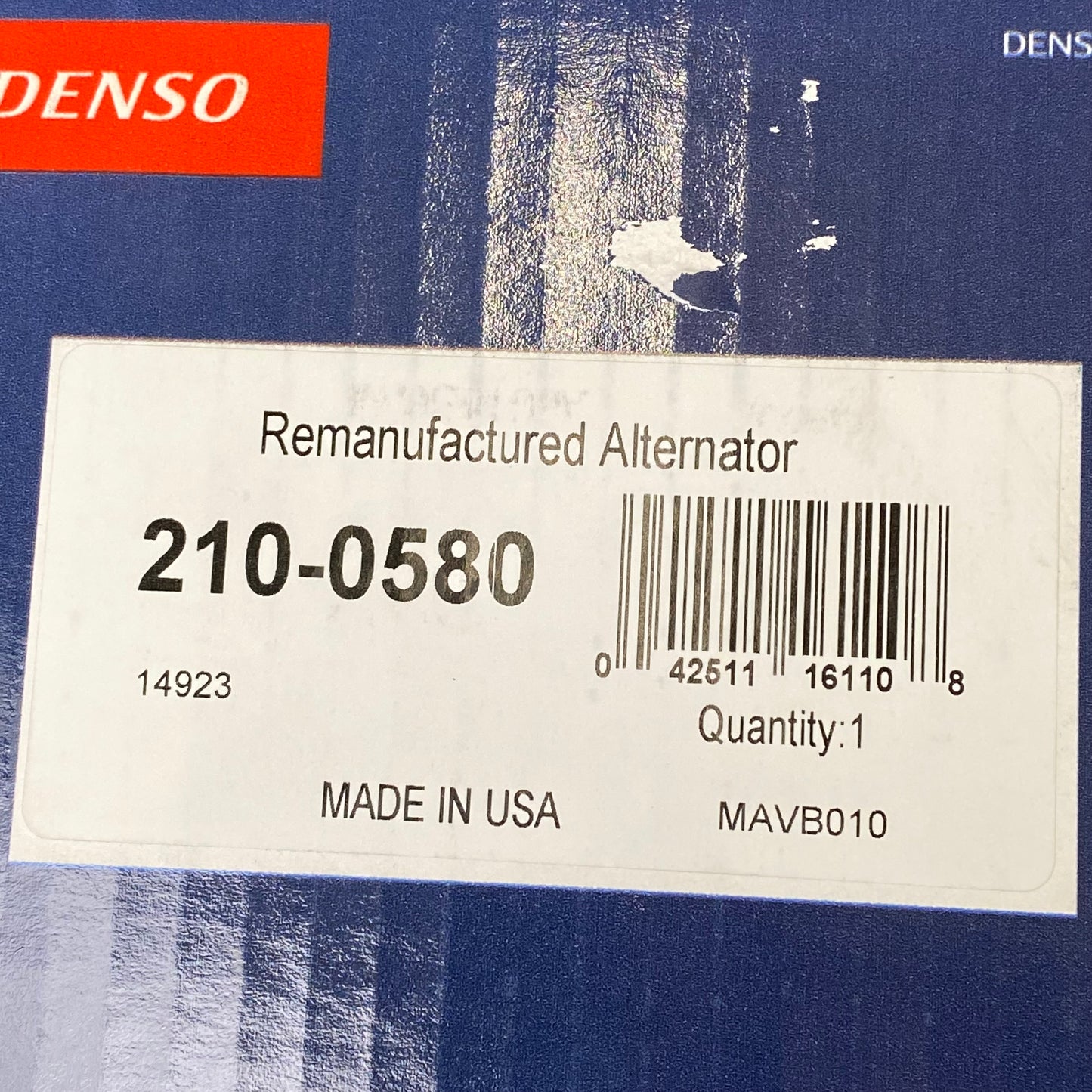 DENSO Alternator Replacement For Bosch, Wilson, Lester 210-0580