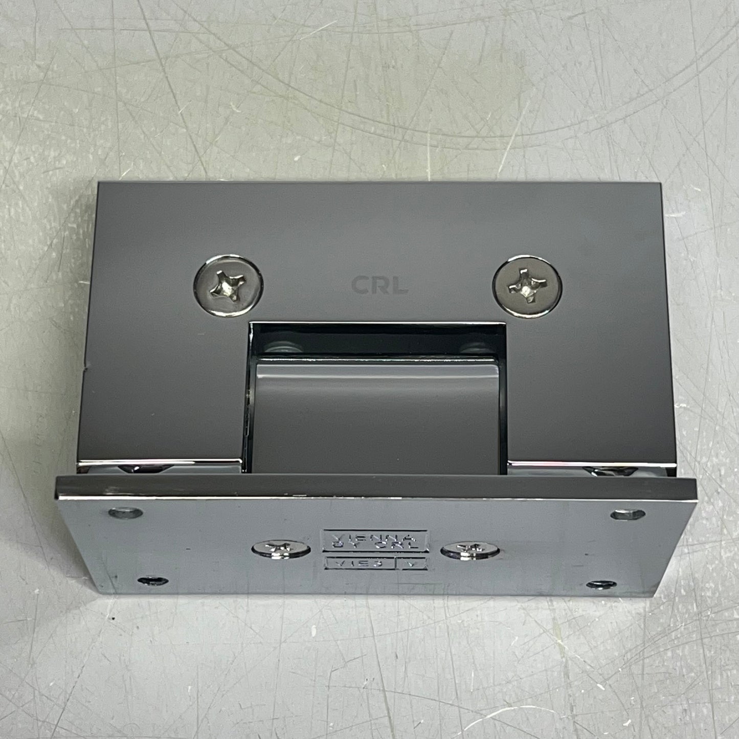 CRL Brass Vienna 037 Series Wall Mount 'H' 3/8, 1/2 Polished Chrome V1EH037CH