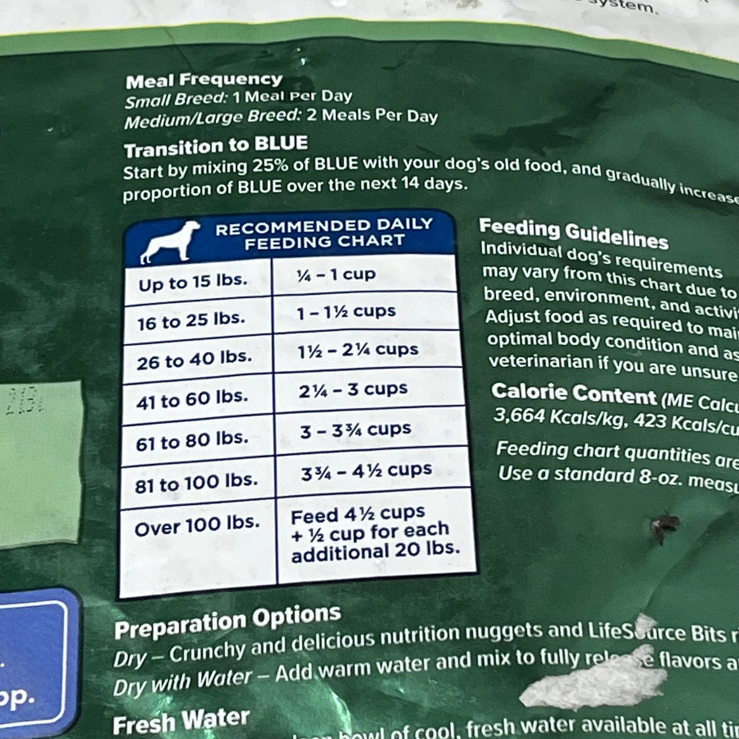 BLUE BUFFALO Adult Dry Dog Food With Duck 24LBS MT419089AM BB-04/2025 AS-IS