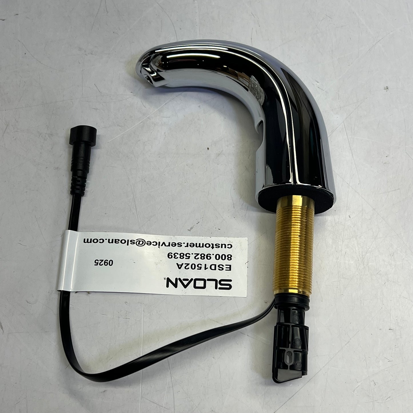 SLOAN Deck Mounted Automatic Foam Soap Dispenser & Faucet Chrome ESD1500A