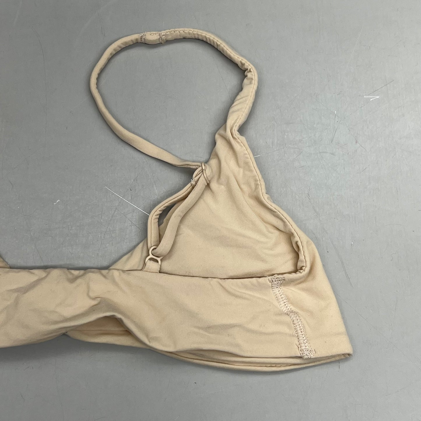 SKIMS Buttery Soft Knotted Bra Women's Sz S Sand BR-SCN-0445