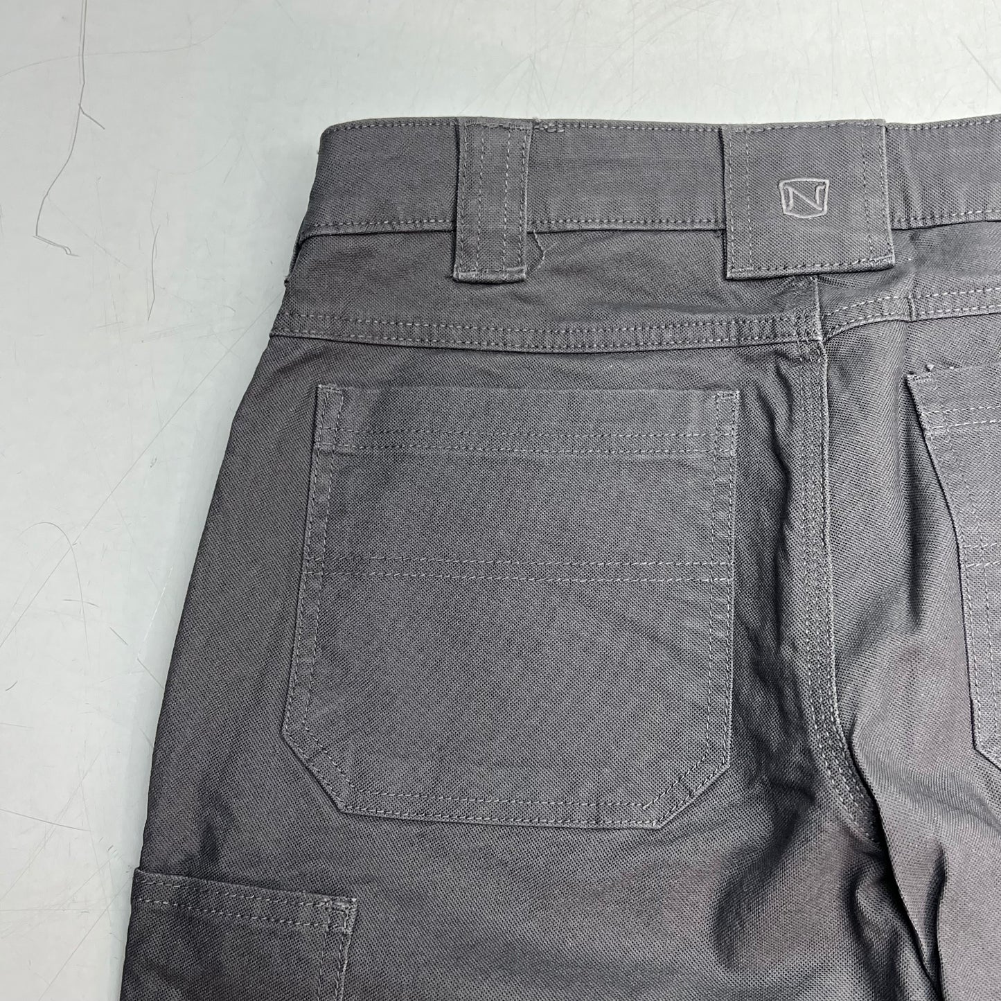 NOBLE OUTFITTERS Full Flex HD Hammer Canvas Work Pant Men's Sz 32x32 Wolf Grey