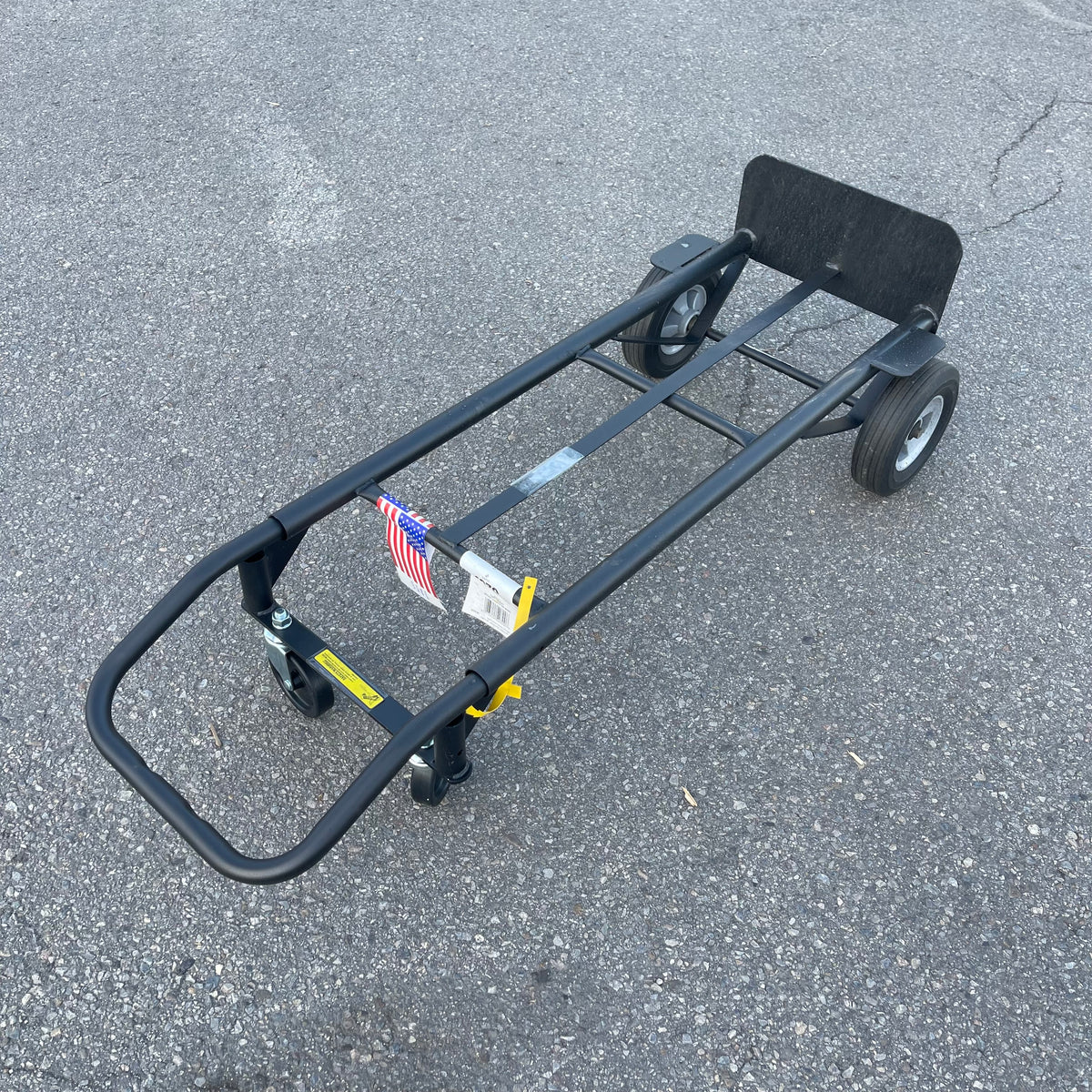 SAFCO Tuff-truck Steel Handtruck 14"x7" Toe Plate Black 4070 MADE IN USA