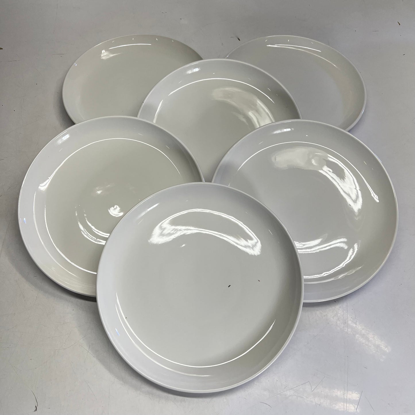 ITI (6 PACK) International Tableware Pizza Plate 13.5" Dia European White 37T019