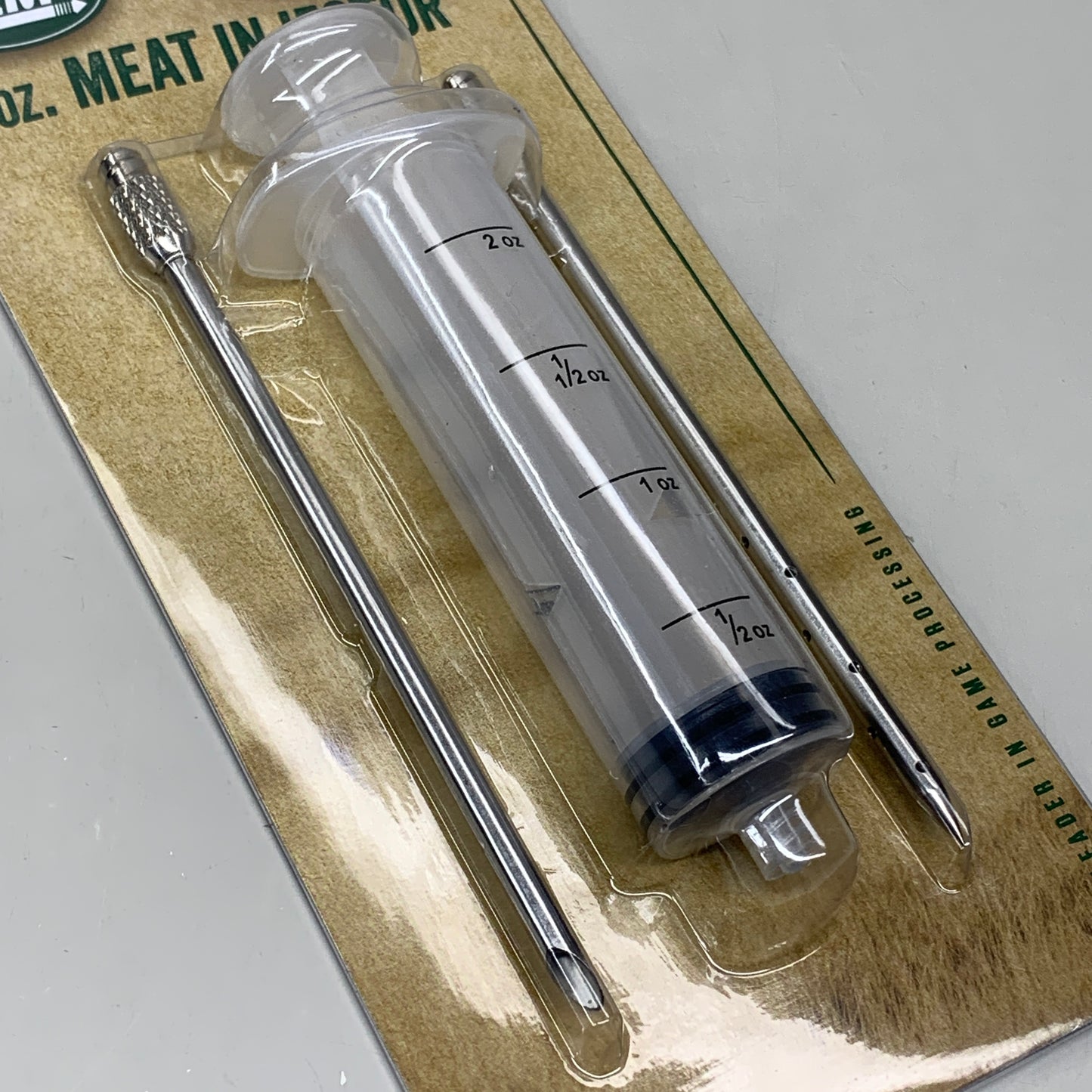 LEM (2 PACK) Meat Injector With 2 Needles 2 oz Capacity 388