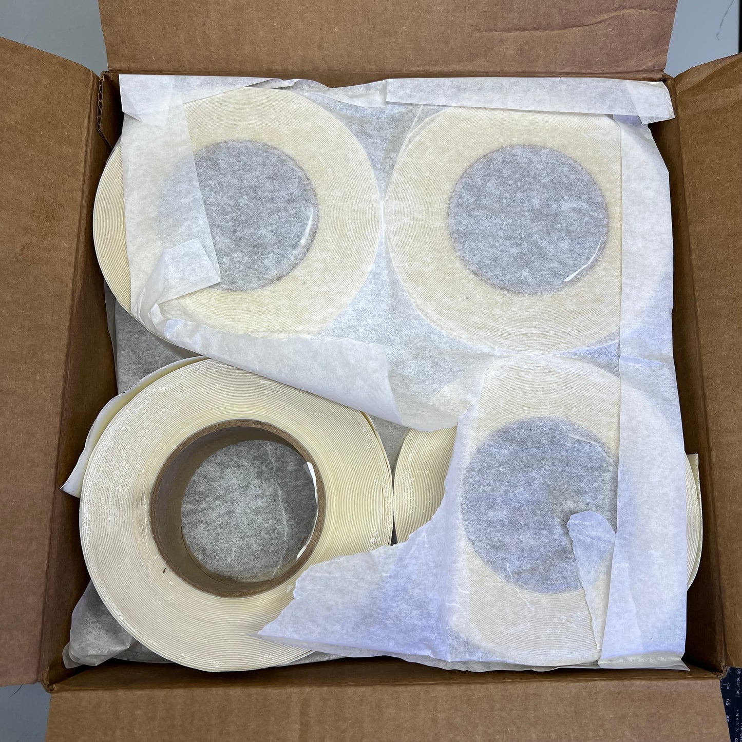 ZA@ (12 PACK) Repair Tape Thick Adhesive Glue Tape 2" x 50' White - Crème