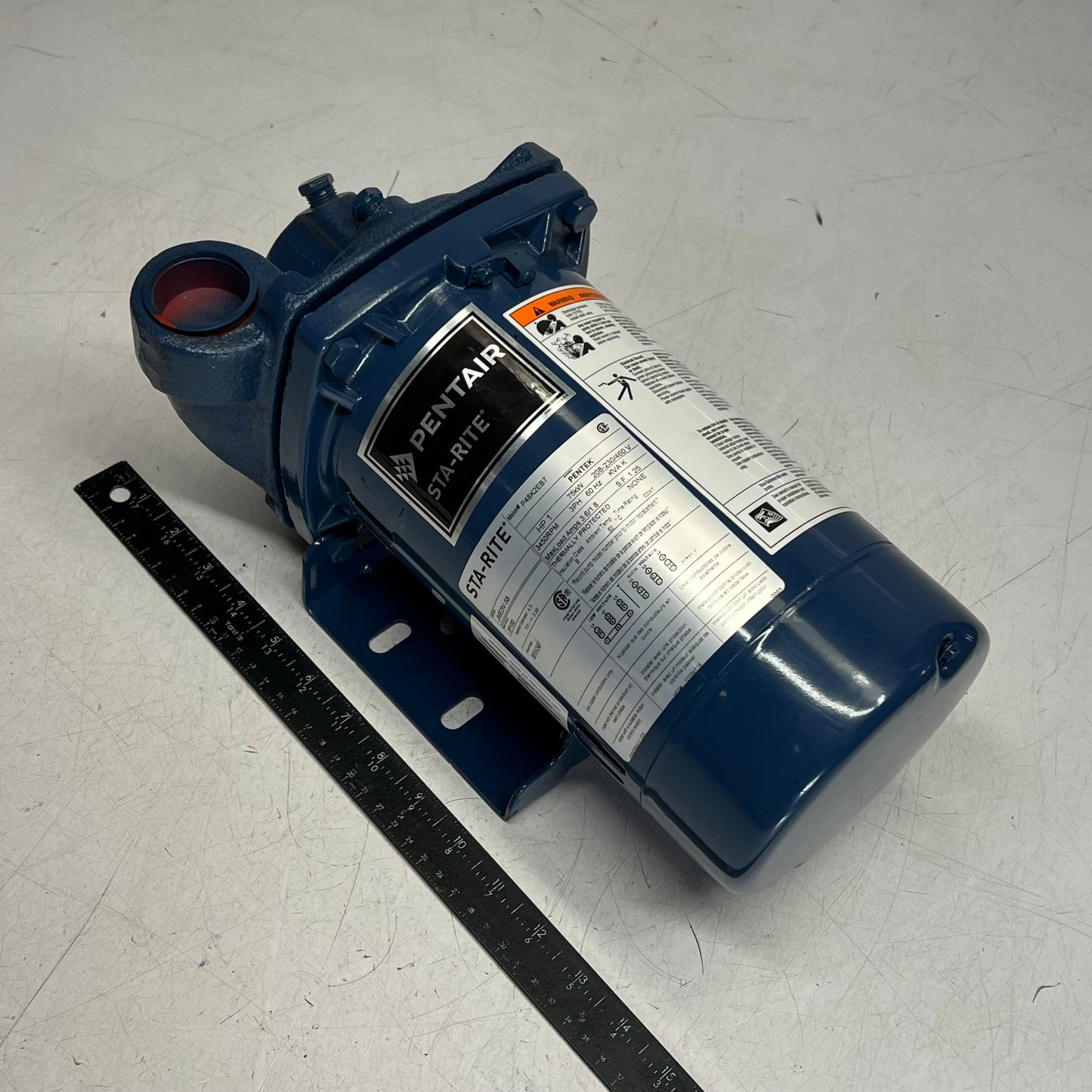 STA-RITE J Series Medium Head Centrifugal Pump 1 HP, 208-230/460V JME3V-58