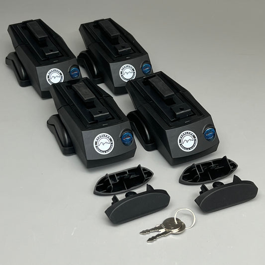 OVERLAND 4 PK Freedom Bar Mounting Kit Side Rail Mount Damaged Box 22004010 Black