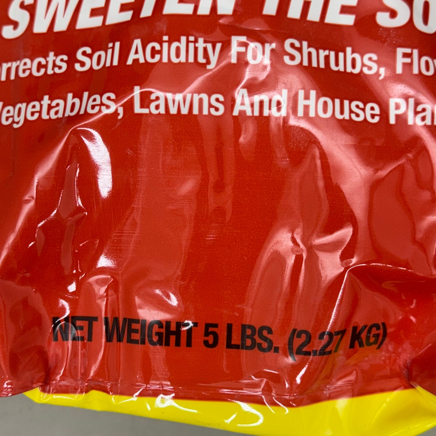 HI-YIELD Horticultural Hydrated Lime Sweeten The Soil 5Lbs