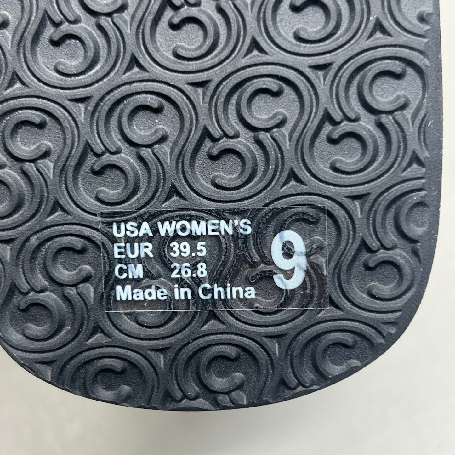 COBIAN Skinny Bounce Comfortable Synthetic Strap Women's Sz 9 Black SKI25-001-09